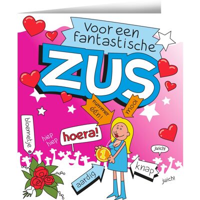 Wenskaarten - Zus Cartoon