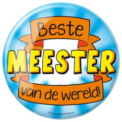 Button XL - Meester