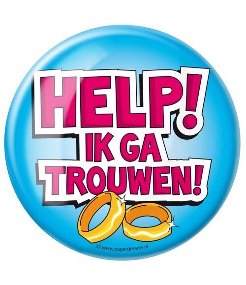 Button XL - Help ik ga trouwen