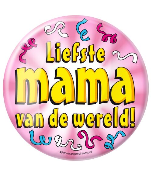 Button XL - Liefste Mama