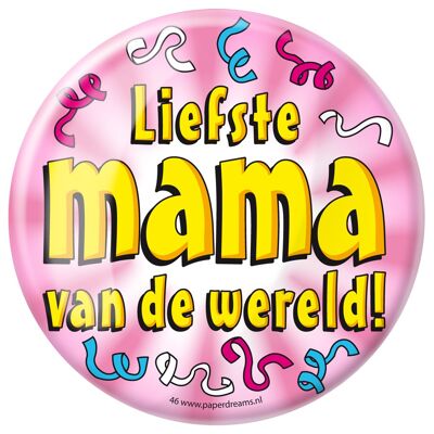 Botón XL - Liefste Mama