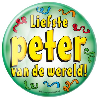 Button XL - Liefste Peter