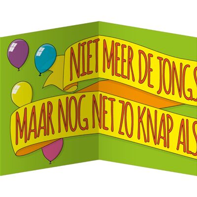 Tarjeta sorpresa - 70 jaar