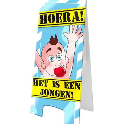 Warning Sign - Geboorte jongen