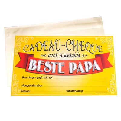 Cheque regalo - Papa