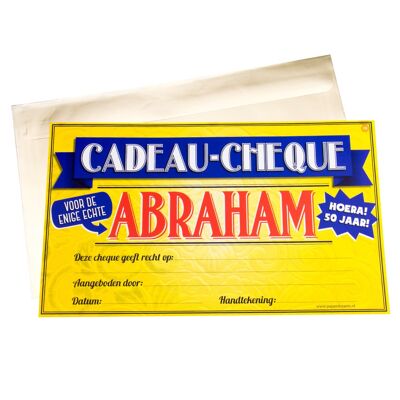 Chèque cadeau - Abraham