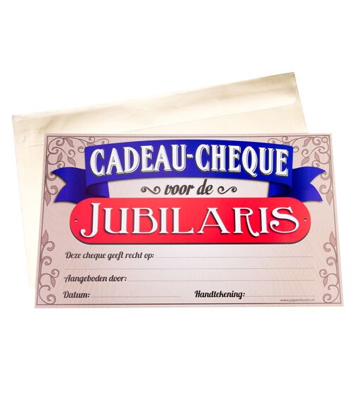 Gift Cheque - Jubilaris