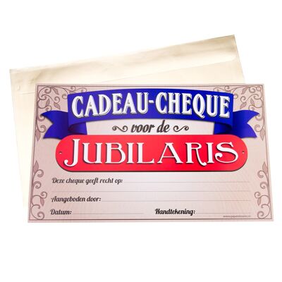 Gift Cheque - Jubilaris