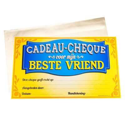 Chèque Cadeau - Vriend