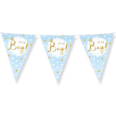 Party Flags foil - It's a boy!