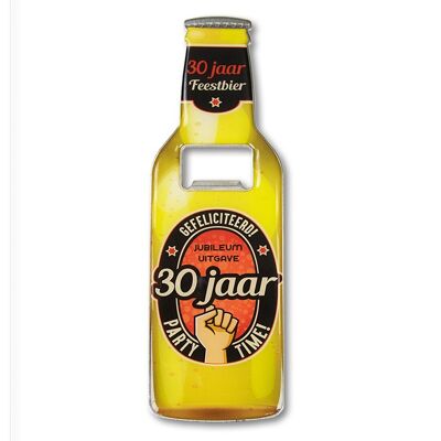 Bieröffner - 30 Jahre