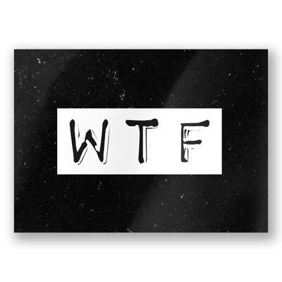 Tarjetas en blanco y negro - WTF