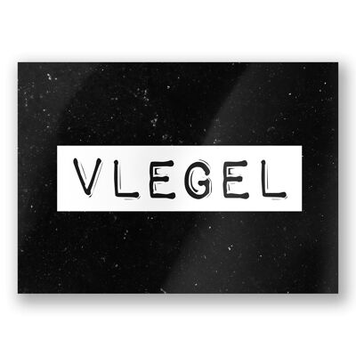 Tarjetas en blanco y negro - Vlegel