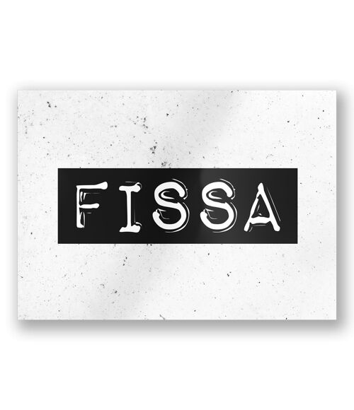 Black & White Cards - Fissa
