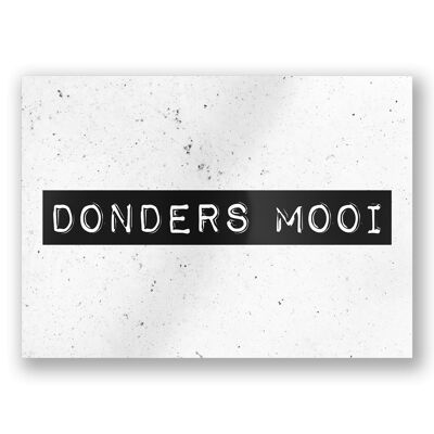 Tarjetas en blanco y negro - Donders mooi