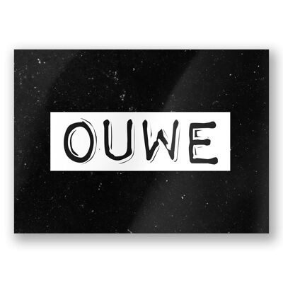 Schwarz-Weiß-Karten - Ouwe