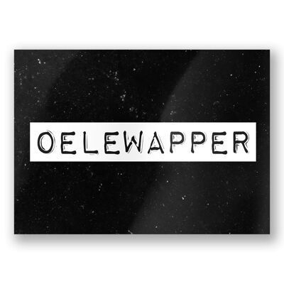Tarjetas en blanco y negro - Oelewapper