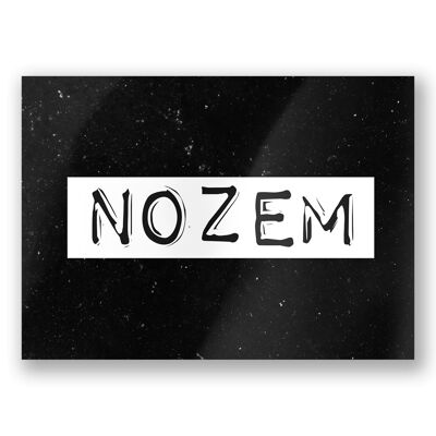 Tarjetas en blanco y negro - Nozem