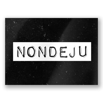 Carte in bianco e nero - Nondeju