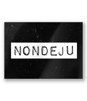 Cartes Noir & Blanc - Nondeju