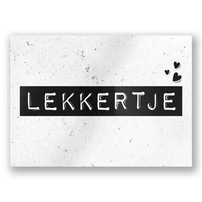 Tarjetas en blanco y negro - Lekkertje