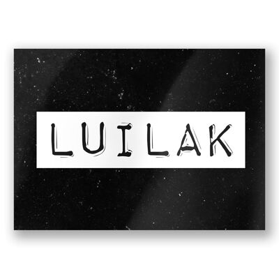 Tarjetas en blanco y negro - Luilak