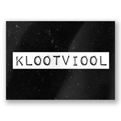 Tarjetas en blanco y negro - Klootviool