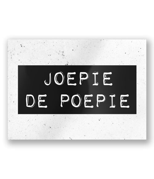 Black & White Cards - Joepie