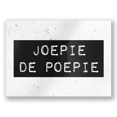 Tarjetas en blanco y negro - Joepie