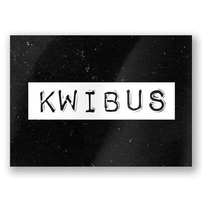 Tarjetas en blanco y negro - Kwibus