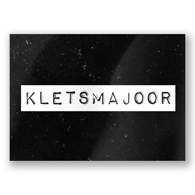 Carte in bianco e nero - Kletsmajoor