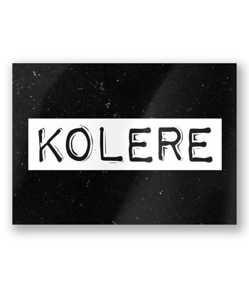 Cartes Noir & Blanc - Kolere