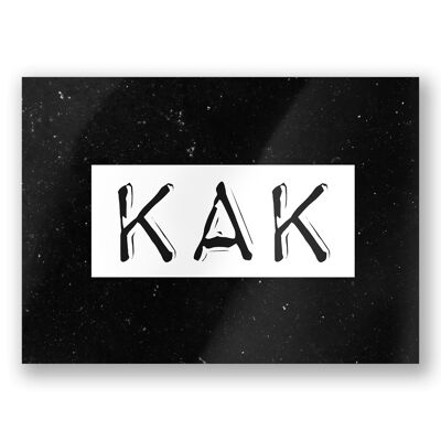 Tarjetas en blanco y negro - Kak