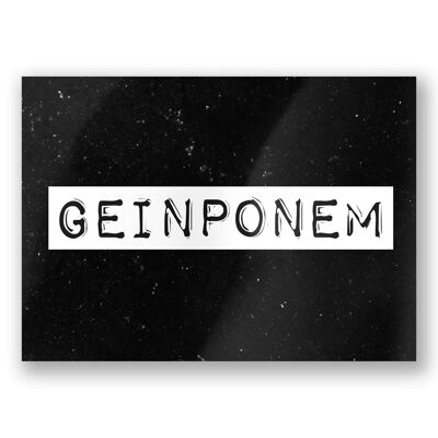 Schwarz-Weiß-Karten - Geinponem
