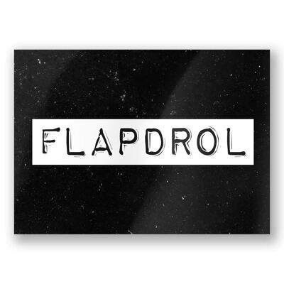 Tarjetas en blanco y negro - Flapdrol