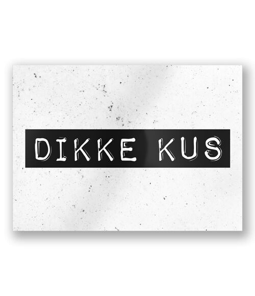 Black & White Cards - Dikke kus