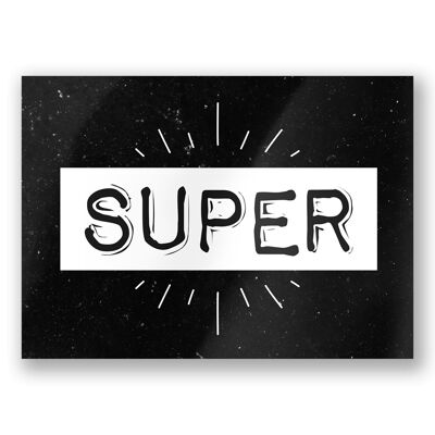 Schwarz-Weiß-Karten - Super