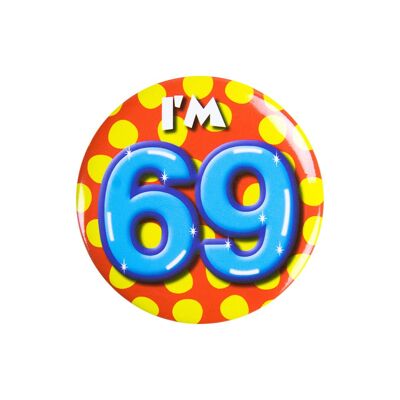 Button klein - Ich bin 69