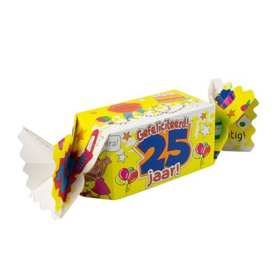 Kado/Snoepverpakking nieuw - 25 jaar