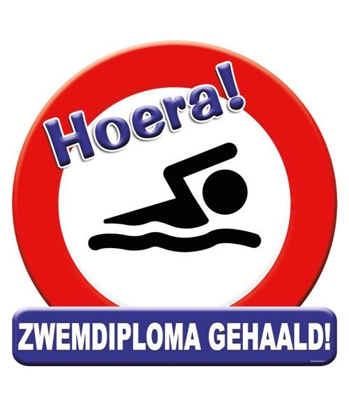 Huldeschild - Zwemdiploma