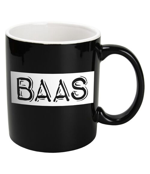 Black & White Mugs - Baas (black)