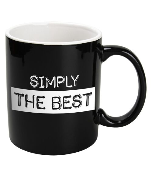 Black & White Mugs - Simply the best (black)