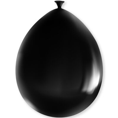 Party Ballonnen - Zwart metallic