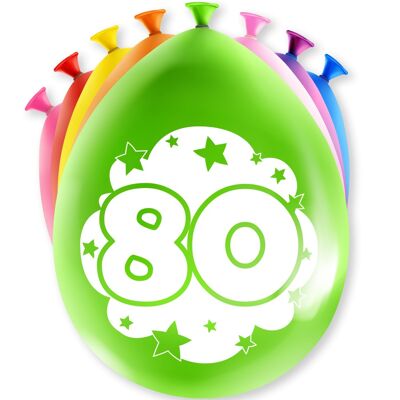 Partyballonnen - 80 Jahre