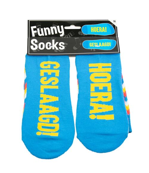 Funny socks - Geslaagd!