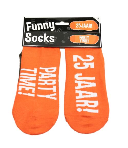 Funny socks - 25 jaar