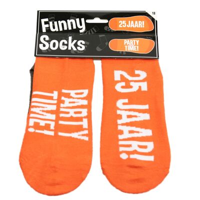 Funny socks - 25 jaar