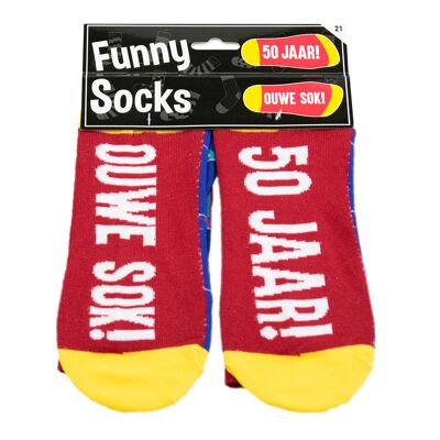 Lustige Socken - 50 Jahre
