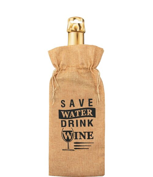Bottle gift bag - Save water