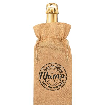 Bottle gift bag - Mama